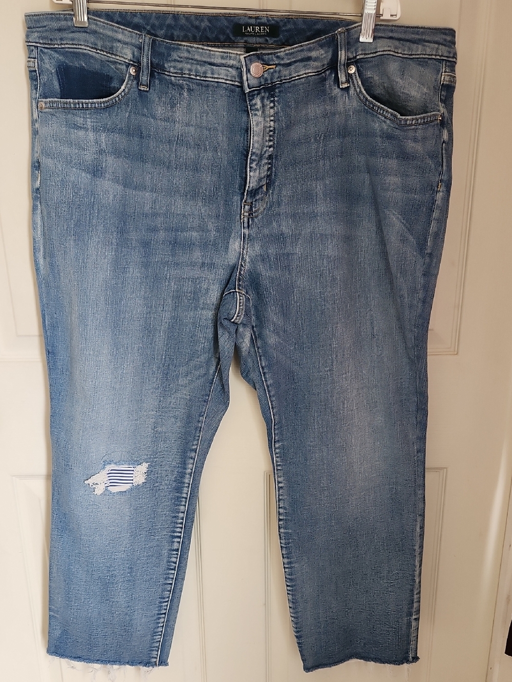 Lauren Ralph Lauren Light Blue Straight Leg Jeans